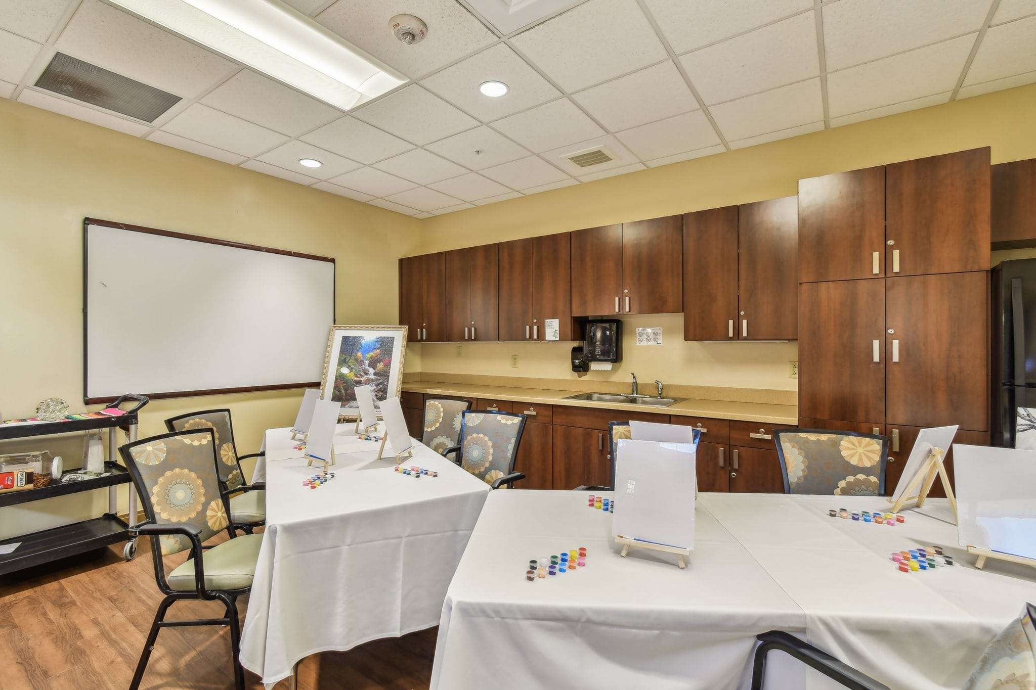 Preserve at Dunedin Activities - The Preserve Color Therapy room at the Preserve at Dunedin’s Valeo Memory Care unit